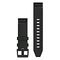 GARMIN QuickFit 22 Armband, Leder, 22mm, Schwarz (010-12740-01)