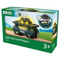 BRIO Goldwaggon mit Licht (33896)