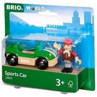 BRIO Sportwagen mit Fahrer (33937)
