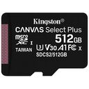 KINGSTON Canvas Select Plus microSDXC Card, UHS-I U3, 512GB (SDCS2/512GBSP)