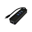 EXSYS USB 3.1 (Gen1) HUB with 3 ports and Ethernet 1Gigabit LAN (EX-1133-N)
