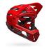 BELL Super Air R Spherical Velohelm, M (55-59cm), Matte/Gloss Red/Gray