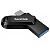 SANDISK Dual Drive Go 128 GB, USB-C 3.0/USB-A 3.0, Black (SDDDC3-128G-G46)