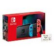 NINTENDO Switch V2, 64GB SD-Bundle, Neon-Blau/Neon-Rot
