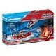 PLAYMOBIL Feuerwehreinsatz mit Heli und Boot (70335)