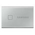 SAMSUNG Portable SSD T7 Touch, 500GB, Metallic Silver (MU-PC500S/WW)