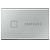 SAMSUNG Portable SSD T7 Touch, 1.0TB, Metallic Silver (MU-PC1T0S/WW)