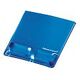 FELLOWES Health-V Crystal Mousepad Wrist Support, Blue (9182201)