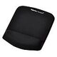 FELLOWES PlushTouch Mousepad Wrist Support, Black (9252003)