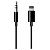 APPLE Lightning auf 3.5mm Kopfhöreranschluss-Kabel, 1.2m, Schwarz (MR2C2ZM/A)