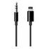 APPLE Lightning auf 3.5mm Kopfhöreranschluss-Kabel, 1.2m, Schwarz (MR2C2ZM/A)