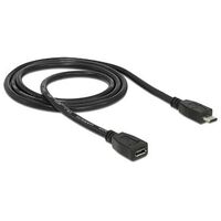 DELOCK Extension cable USB 2.0 type Micro-B to USB 2.0 type Micro-B 1m (83248)