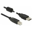 DELOCK Cable USB 2.0 Type-A to USB 2.0 Type-B 1.5m black (84896)