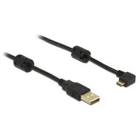 DELOCK Cable USB-A to USB micro-B angled 270° (83250)