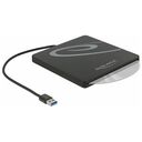DELOCK External Enclosure for 5.25" Slot-in Slim SATA Drives 9.5 / 12.7mm to USB Type-A male black (42604)