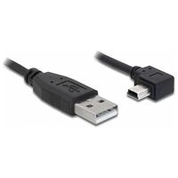 DELOCK Cable USB 2.0-A male to USB mini-B 5pin male angled 3m (82683)