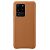 SAMSUNG Leather Cover, Galaxy S20 Ultra, Braun (EF-VG988LAEGEU)