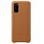 SAMSUNG Leather Cover, Galaxy S20, Brown (EF-VG980LAEGEU)
