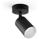 PHILIPS Hue White & Color Ambiance - Fugato Bluetooth Ceiling Light 1-Spot, Black (50631/30/P7)