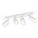 PHILIPS Hue White & Color Ambiance - Fugato Bluetooth Ceiling Light 4-Spot, White (50634/31/P7)