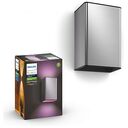 PHILIPS Hue White & Color Ambiance - Resonate Outdoor Wall Light, Stainless Steel (17464/47/P7)