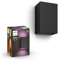 PHILIPS Hue White & Color - 116.45 Resonate bei (17464/30/P7) Outdoor Schwarz Ambiance Wandleuchte, ab CHF