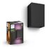 PHILIPS Hue White & Color Ambiance - Resonate Outdoor Wall Light, Black (17464/30/P7)