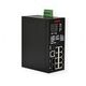 ROLINE Industrial Gigabit Switch, 10 Ports (8x RJ45 + 2x SFP), PoE+, Smart Managed (21.13.1137)