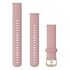 GARMIN Silicone Quick Release Band, Rosa / Gold (010-12932-03)