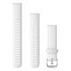 GARMIN Silicone Quick Release Band, Weiss / Silber (010-12932-0B)