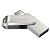 SANDISK Ultra Dual Drive Luxe, 64GB, Silber (SDDDC4-064G-G46)