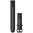 GARMIN QuickFit Band (20mm), Black Silicone, Large (010-12942-00)