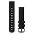 GARMIN QuickFit Band (20mm), Black Pepper Woven Nylon Band (010-12924-13)