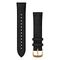 GARMIN QuickFit Band (20mm), Black Embossed Leather Band with 24K Gold (010-12924-22)