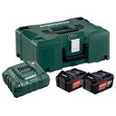 METABO Basic-Set 2 X 4.0 AH + Metaloc (685064000)