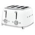 SMEG 50's Retro Style Toaster, White (TSF03WHEU)