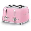 SMEG 50's Retro Style Toaster, Pink (TSF03PKEU)