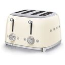 SMEG 50's Retro Style Toaster, Creme (TSF03CREU)