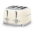 SMEG 50's Retro Style Toaster, Creme (TSF03CREU)