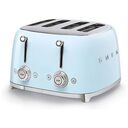 SMEG 50's Retro Style Toaster, Pastel Blue (TSF03PBEU)