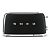 SMEG 50's Retro Style Toaster, Black (TSF02BLEU)