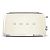 SMEG 50's Retro Style Toaster, Creme (TSF02CREU)