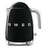 SMEG 50's Style Wasserkocher, Schwarz (KLF03BLEU)