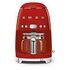 SMEG 50's Retro Style Filter-Kaffeemaschine, Rot (DCF02RDEU)