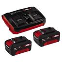 EINHELL PXC-Starter-Kit 2x 3.0Ah & Twincharger Kit (4512083)