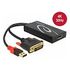 DELOCK Adapter DVI male > DisplayPort 1.2 female black (62596)