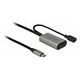 DELOCK Aktives USB 3.1 Gen 1 Verlängerungskabel USB Type-C 5m (85392)