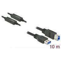 DELOCK Active USB 3.2 Gen 1 Cable USB Type-A to USB Type-B 10m (85380)