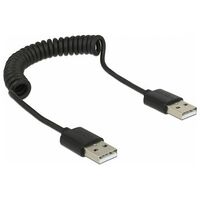 DELOCK Kabel USB 2.0-A Stecker / Stecker Spiralkabel (83239)