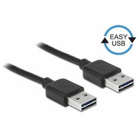 DELOCK Cable EASY-USB 2.0 Type-A male > EASY-USB 2.0 Type-A male 3m black (83462)